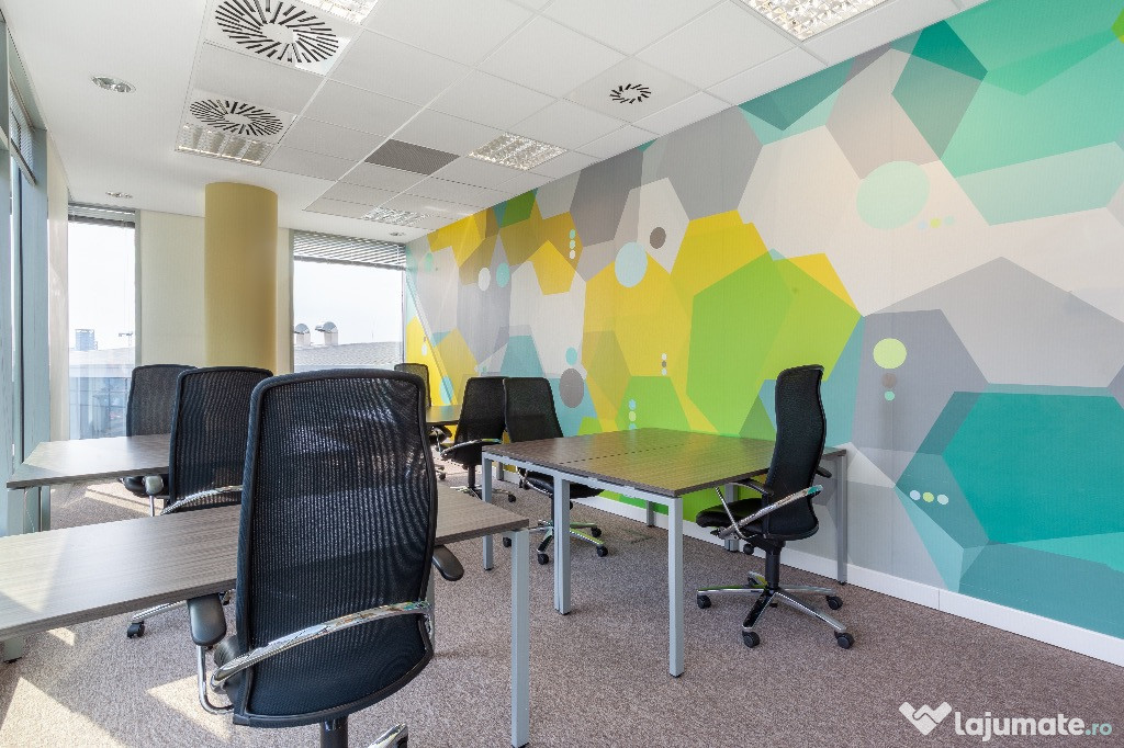 Alăturați-vă unui mediu de co-working cooperativ în Regus Floreasca