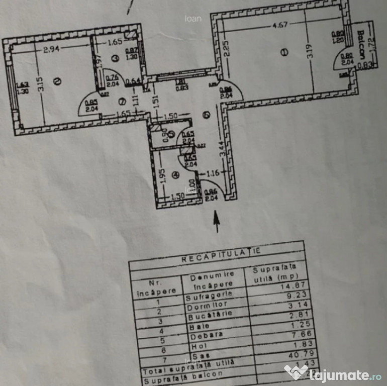 APARTAMENT 2 CAMERE DECOMANDAT