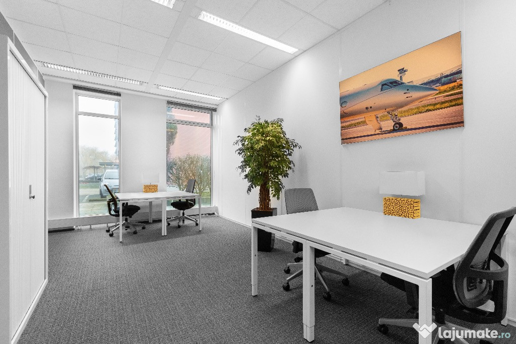 Spațiu de birou privat pentru 4 persoane în Regus City Centre