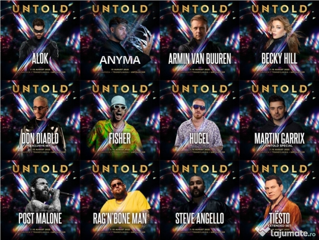 Bilet Untold GA 4 zile