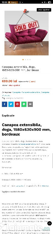 Canapea 2 locuri