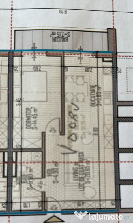Apartament cu 2 camere