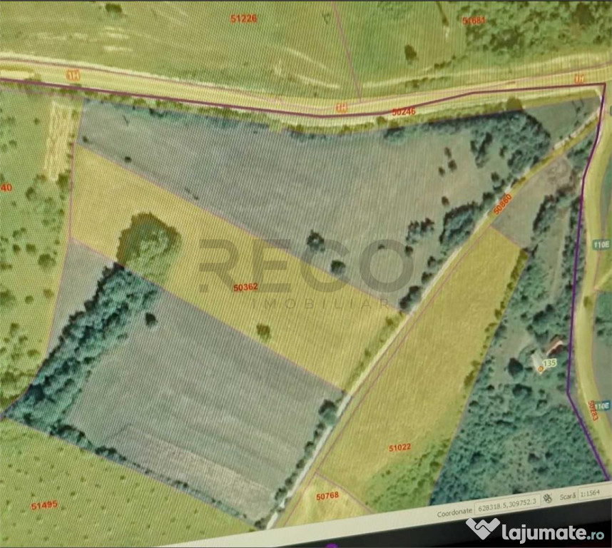 RECO, Teren intravilan, zona Sinteu, 2 Km de Huta Slavia