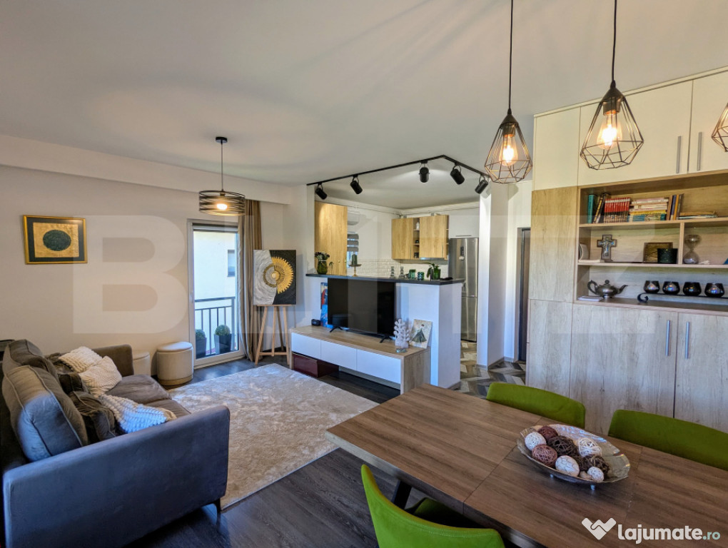 Apartament premium 56 mp intr-o vila, Borhanci, loc de parca