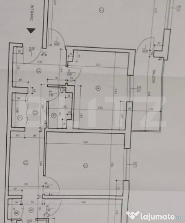 Apartament de 3 camere, decomandat, cartierul 1 Mai zona Kau