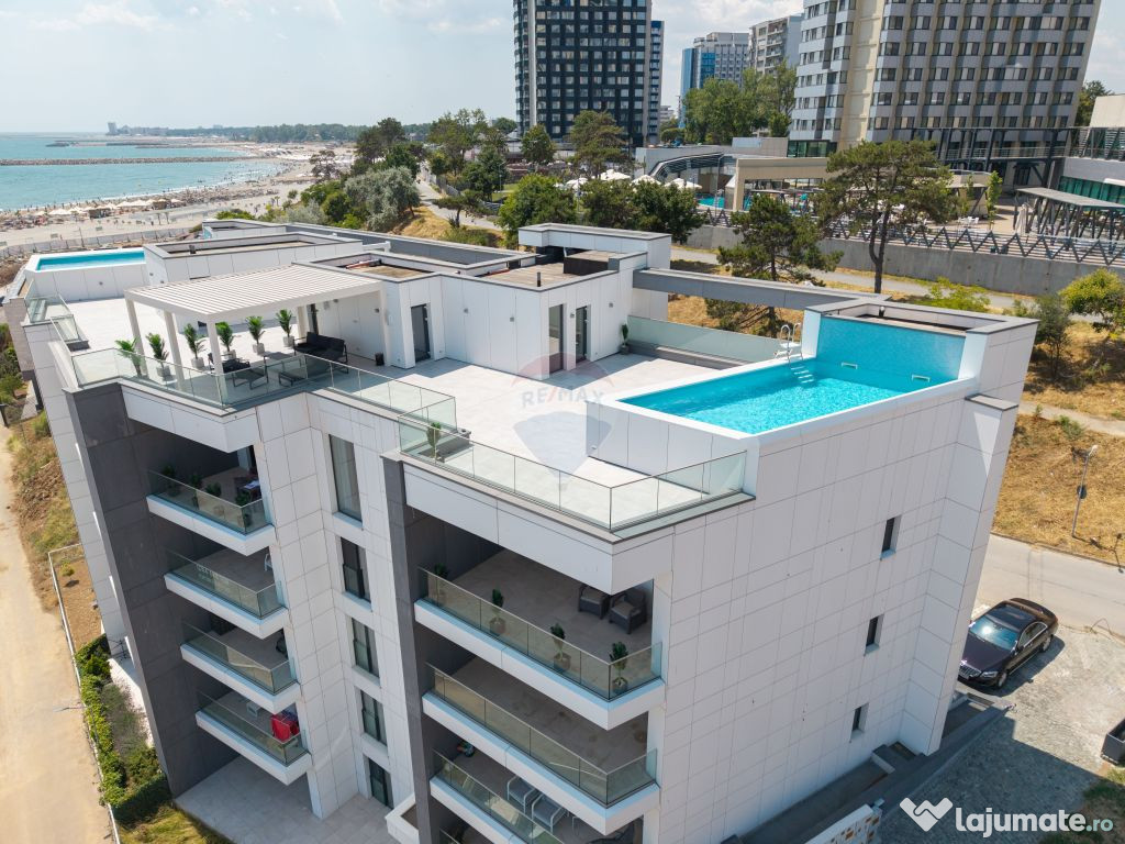 PENTHOUSE CU PISCINĂ, VEDERE PANORAMICĂ LA MARE – FAL...