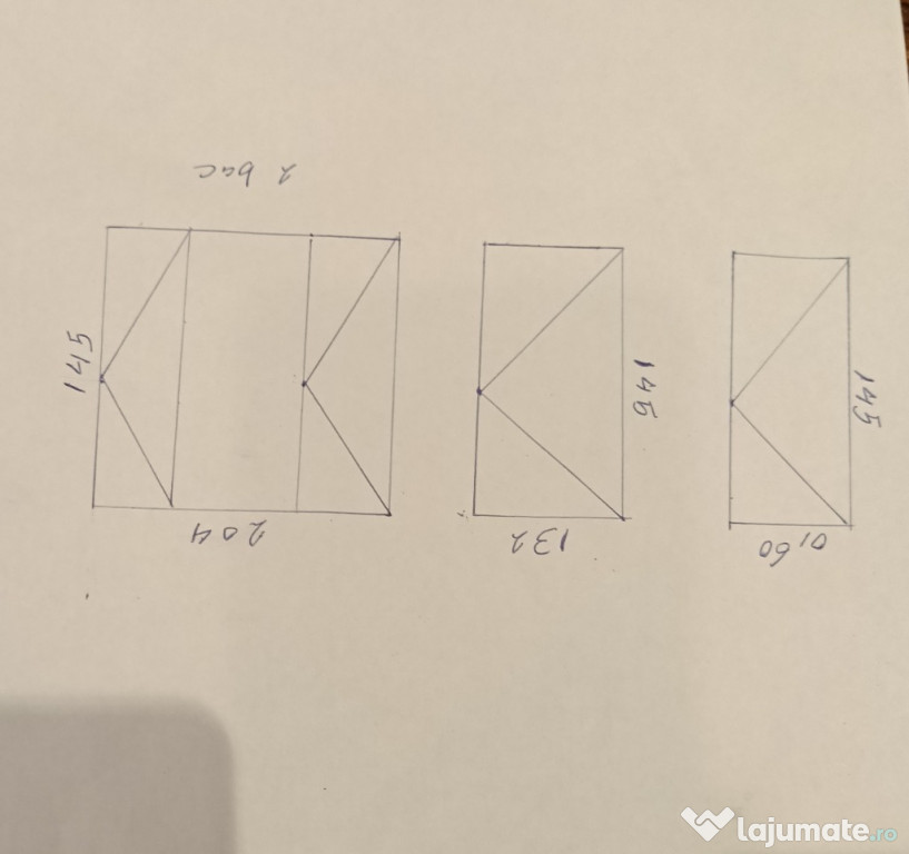 Tamplarie PVC cu geam termopan