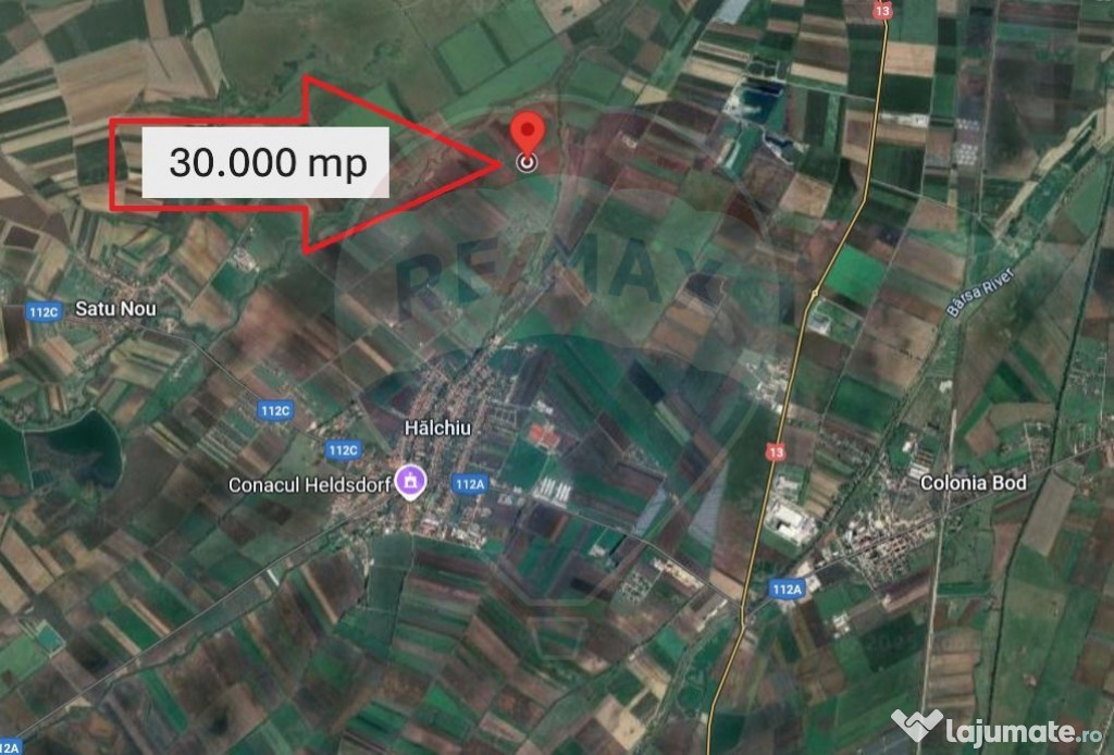 Teren de vanzare / extravilan 30.000mp/ Halchiu
