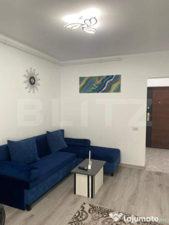 Studio 43 mp utili + balcon 7.7 mp, mobilat, Sanpetru, Braso