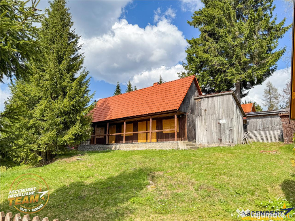 Tur 3DFILM! Casa de vacanta rustica cu panorama superba,Sant