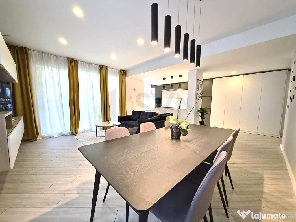 Apartament 3 camere cu gradina 70 mp Pipera