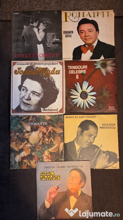 Discuri vinil Electrecord romante tangouri caffe concert colectie