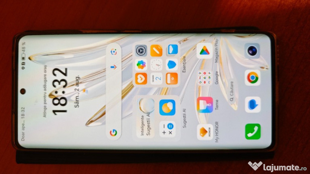 Telefon Honor 70, Dual SIM, 8GB RAM, 256GB, 5G, Crystal Silver