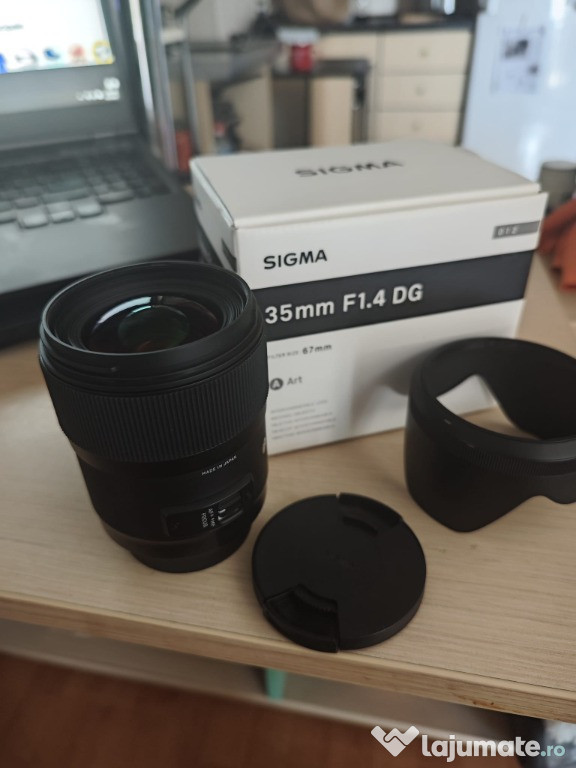 Sigma 35mm Obiectiv Foto DSLR F1.4 DG HSM Montura Canon EF