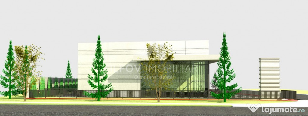 Teren 1398mp cu autorizatie spatiu comercial 585mp, randamen