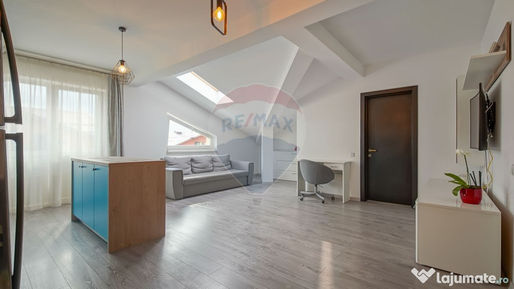 Apartament 2 camere, 53 mp, open space, mobilat, Sânpetru