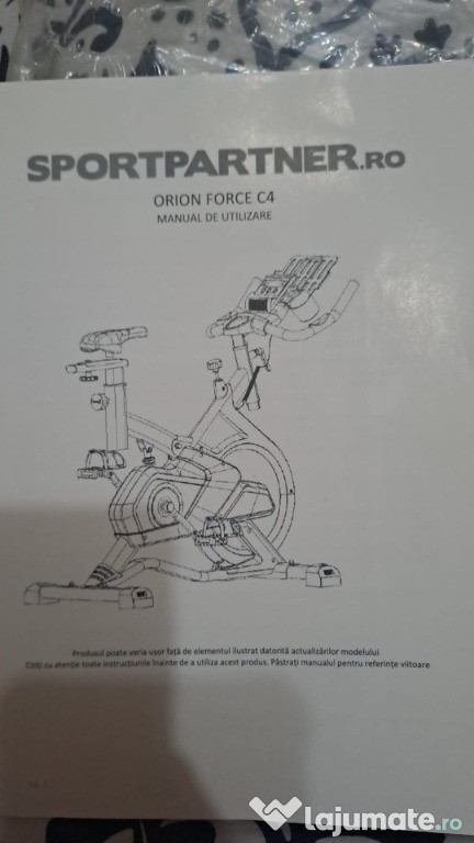 FITNESS BICICLETA SPINNING ORION FORCE C4
