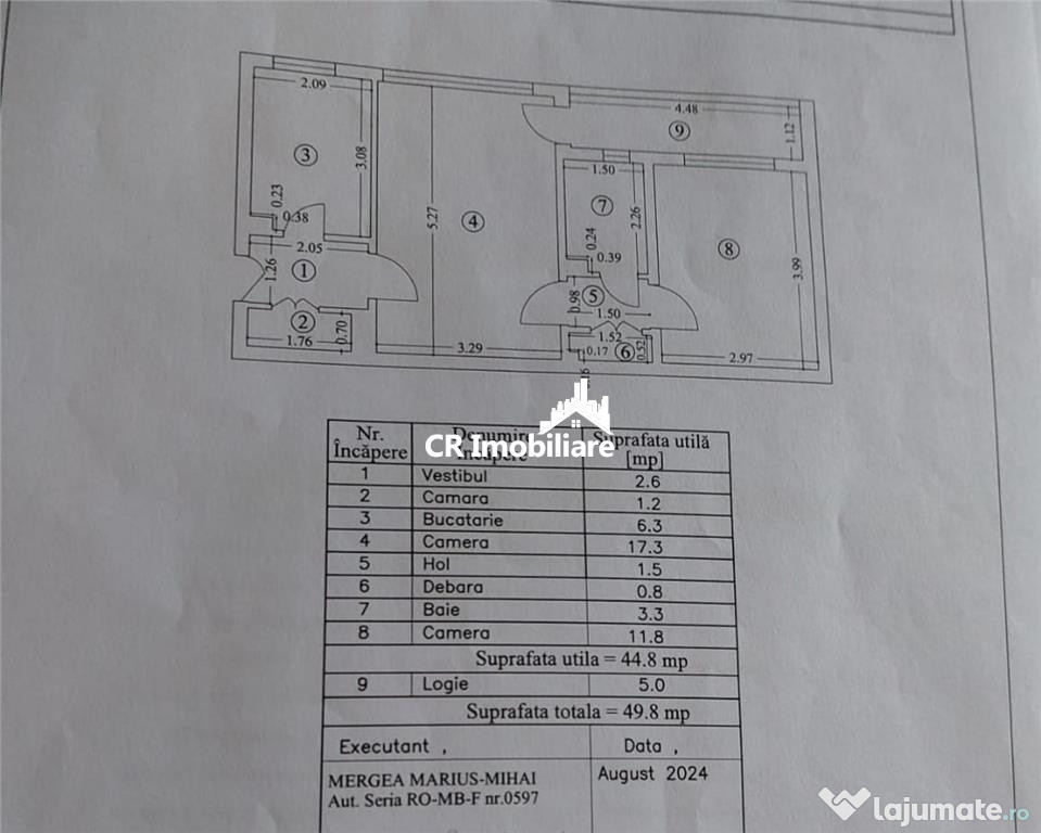 Apartament 2 camere Dristot Metrou