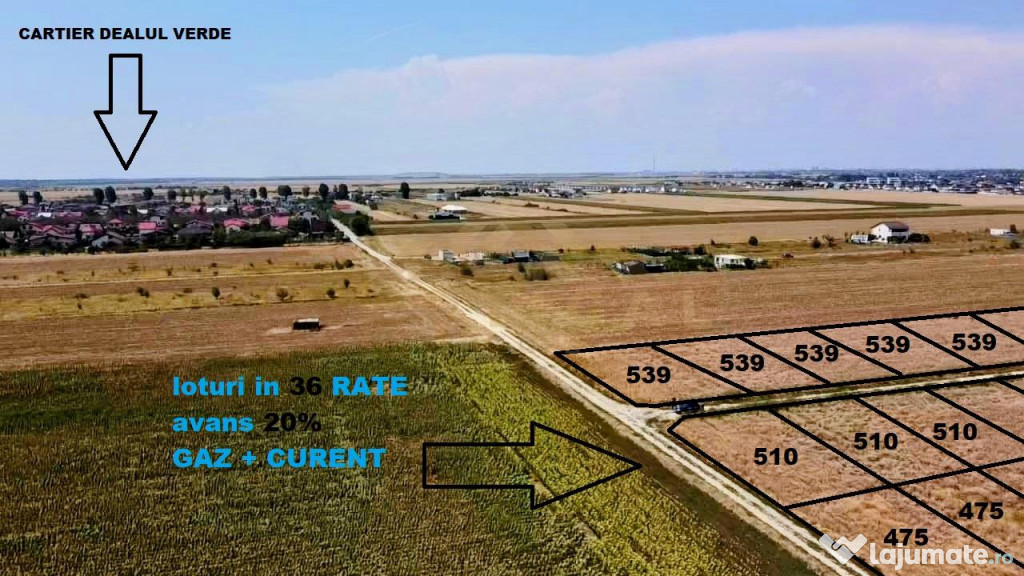 Teren in 36 RATE cu utilitati - com Berceni