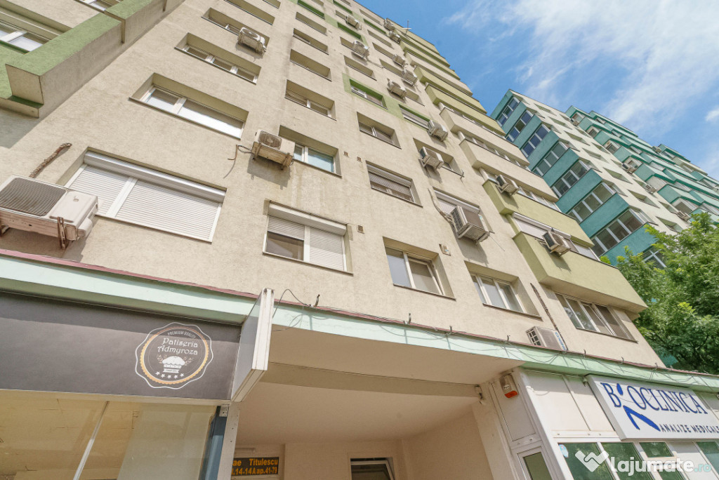 TITULESCU - METROU BASARAB, 2 CAMERE 55 MP, ETAJ 3!