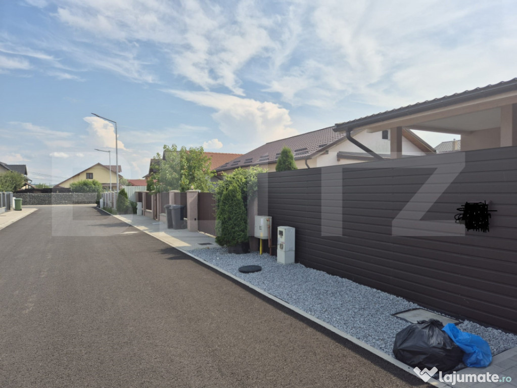 Casa noua pe un nivel in Sancrai mobilata si utilata lux
