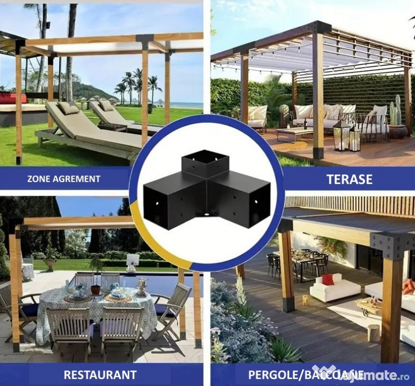 PIESE METALICE DE CONEXIUNE PENTRU STRUCTURI DIN LEMN
