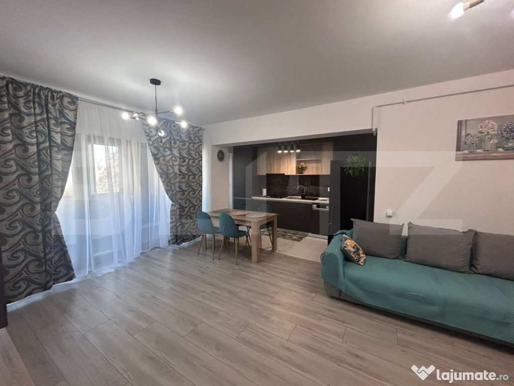 Apartament cu 2 camere, 53 mp, prima inchiriere, bloc nou, B