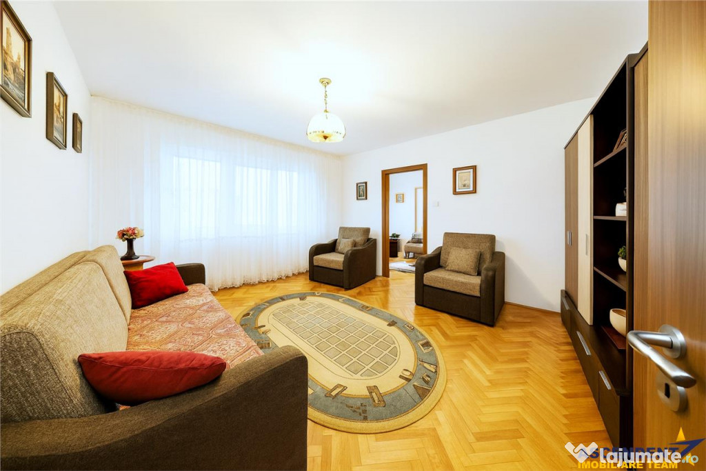 TUR 3D!Apartament doua camere,etaj1,bloc de 4 niveluri,zona