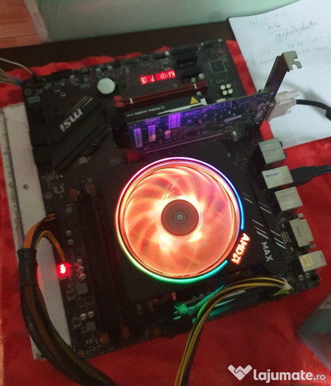 Kit MSI B450 Gaming PLUS + Ryzen 7 5700G 8/16 Core 4.6GHz, video Vega