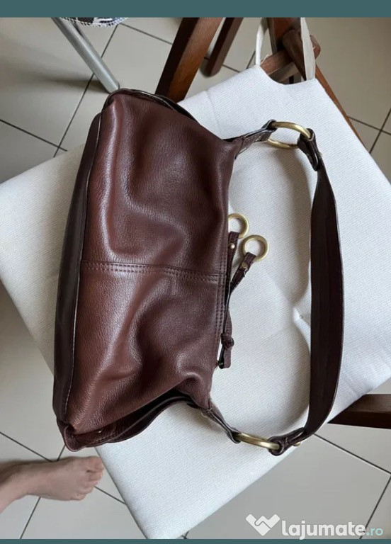 Geanta piele maro