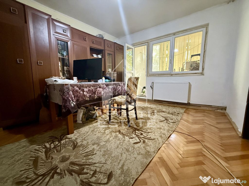 Apartament cu 2 camere, etajul 1, centrala proprie, zona ...
