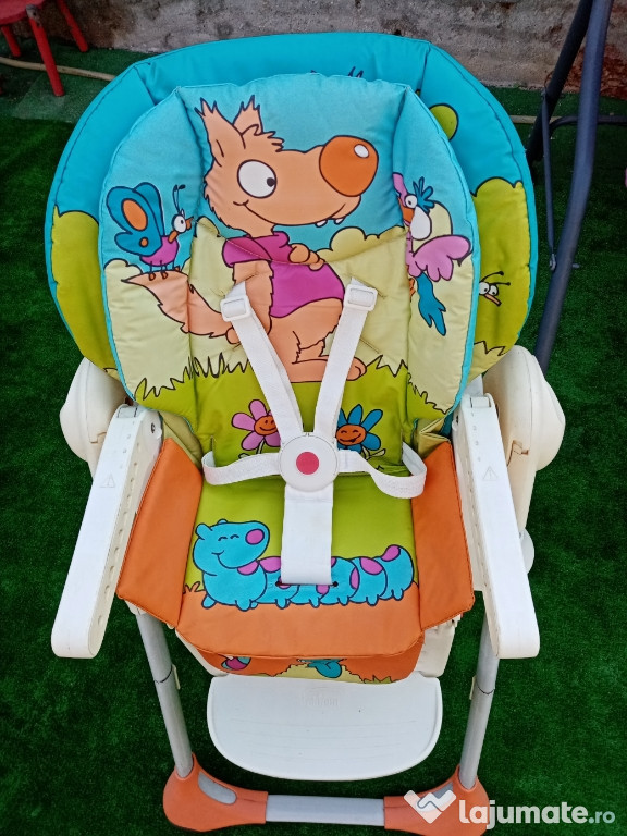 Scaun chicco polly cu măsuță bebe