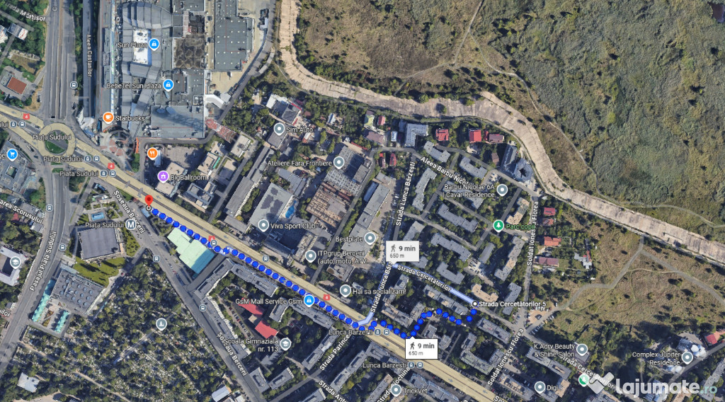 Apartament- 2 cam - Cercetatorilor Piata Sudului- Oltenitei-Vacaresti