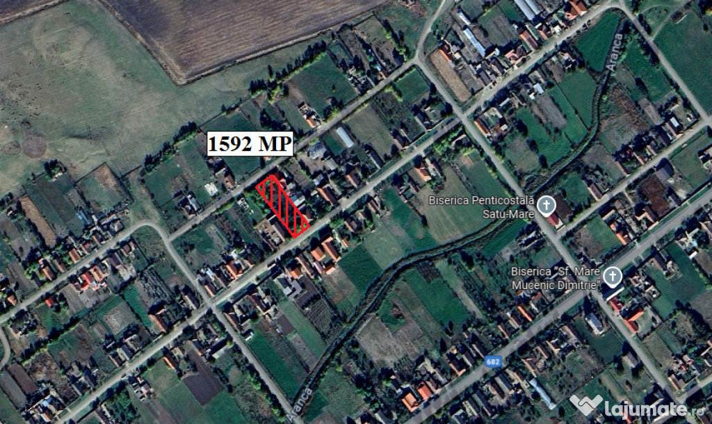 Teren 1592 MP in Satu Mare jud. Arad - ID : RH-43652-property
