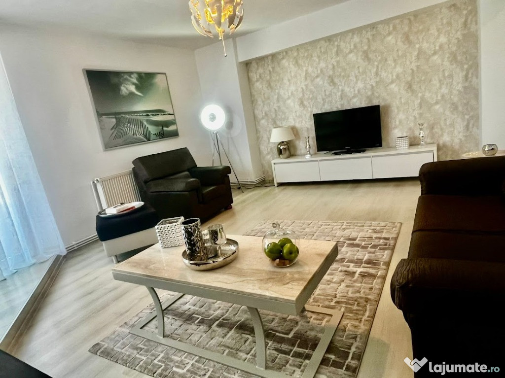 Ap 3 cam. Popa Sapca, mobilat modern, 600 euro