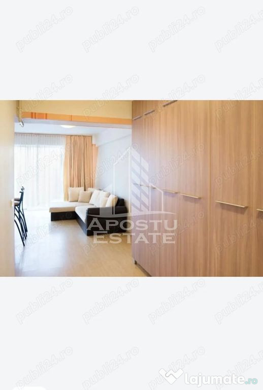 Apartament cu 1 camera,centrala proprie,open space