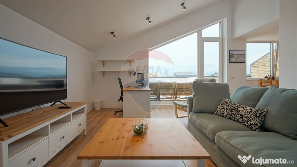 Apartament cu terasa panoramica de inchiriat Uno Brasov
