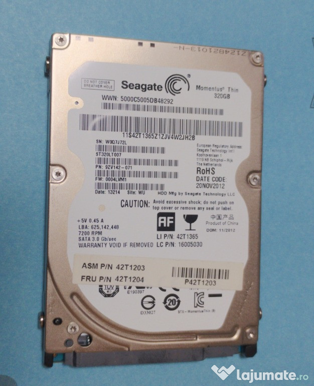 Doua hard diskuri de 320GB