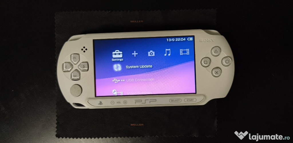 PSP E1004 White + 21 Jocuri originale – Stare excelentă