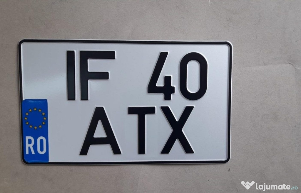 Numere auto ornamentale facem la comanda