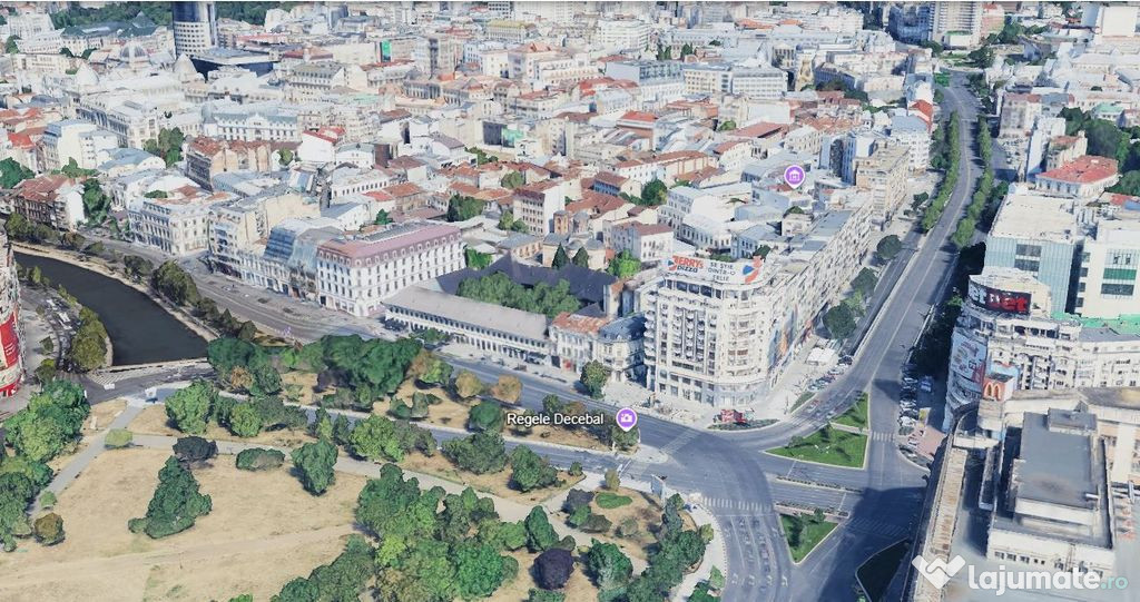 Piata Unirii stradal Subsol si Parter 227 mp vitrina 6m t...
