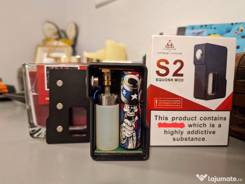 Mod tigara electronica Squonk Augvape x Mass Mods V2