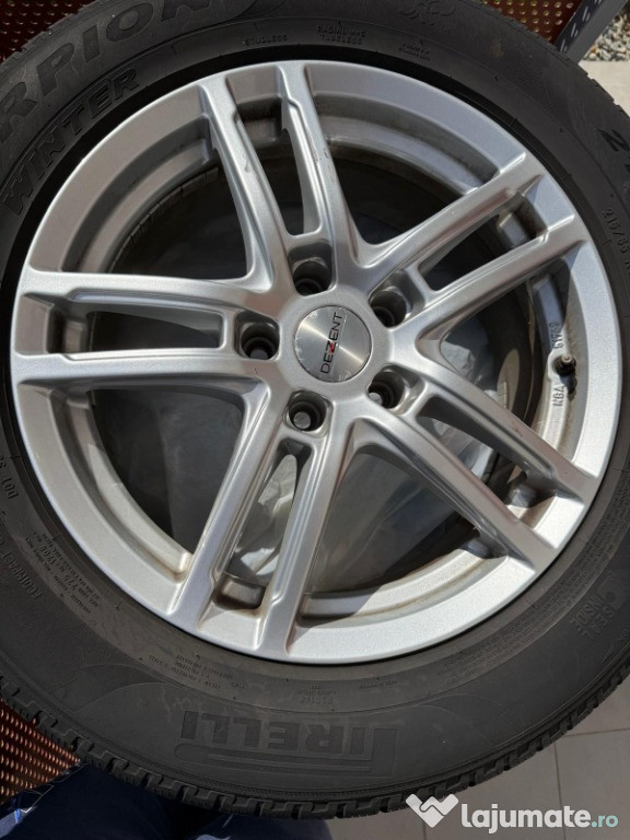 Vand set 4 anvelope+jante 17" compatibile Tiguan, Skoda