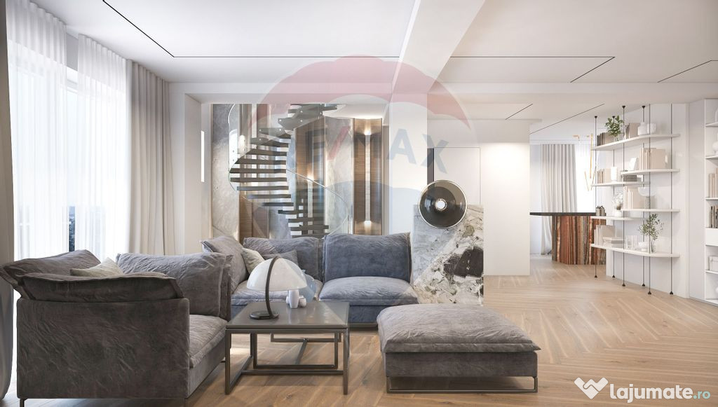 Apartament duplex penthouse de vânzare în zona Damaroai...