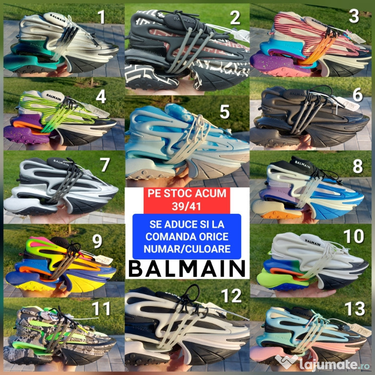 Unicorn Sneakers by Balmain Modele Noi 2025 nu offwhite amiri lv dg c