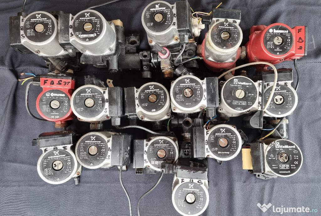 Piese centrală Pompe, Grundfos, Wilo, Vane Gaz, Ventilatoare, Placi