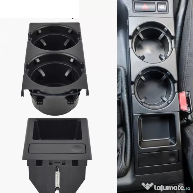 Suport Pahare si Monede compatibil cu BMW 3 Series E46 (1998-2005) neg