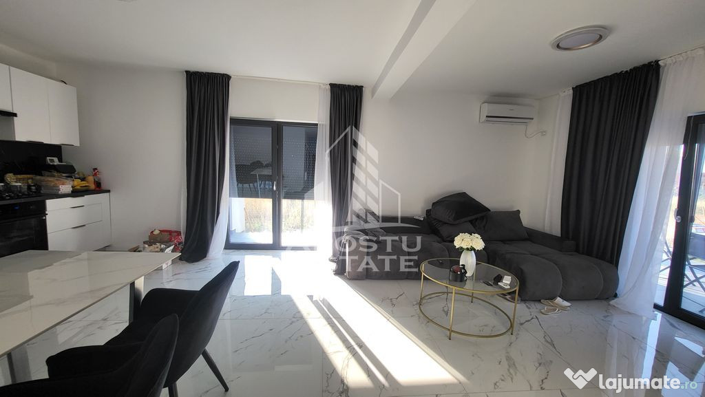 Duplex mobilat si utilat,3 camere,Giarmata Mare