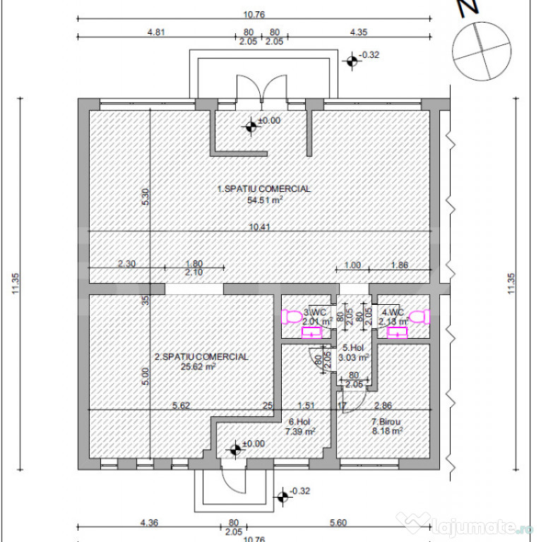 Spațiu comercial 104 mp – Zona Soarelui