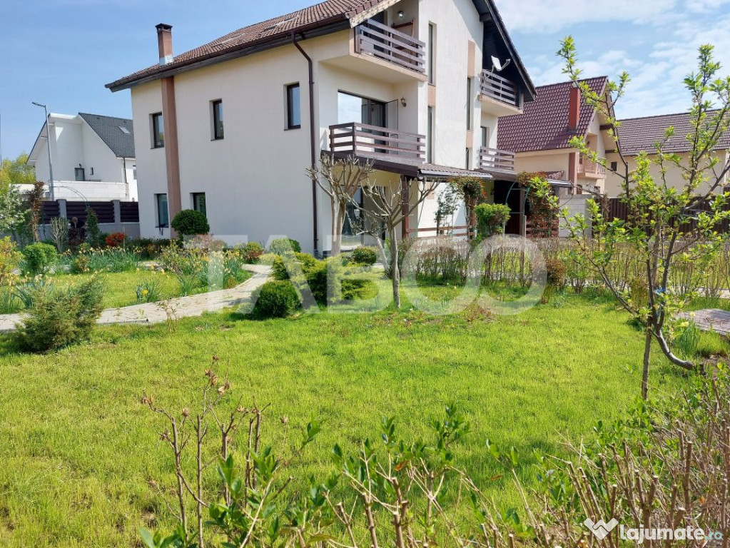 Casa de inchiriat cu 5 camere si 780 mp gradina langa padure
